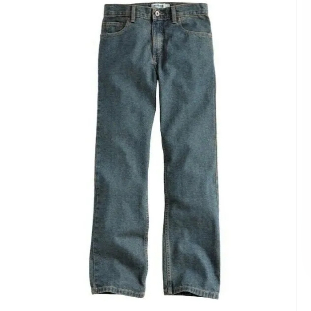 Boys Urban Pipeline Relaxed Straight Jeans, Medium Tint, 8  Slim